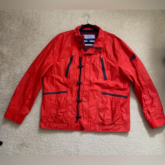 Tommy Hilfiger Other - Vintage Y2K Tommy Hilfiger La Jolla Red MESH LINED JACKET XL